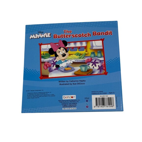 Disney Minnie The Butterscotch Bandit Children’s Book by Catherine Hapka NEW - Picture 3 of 3